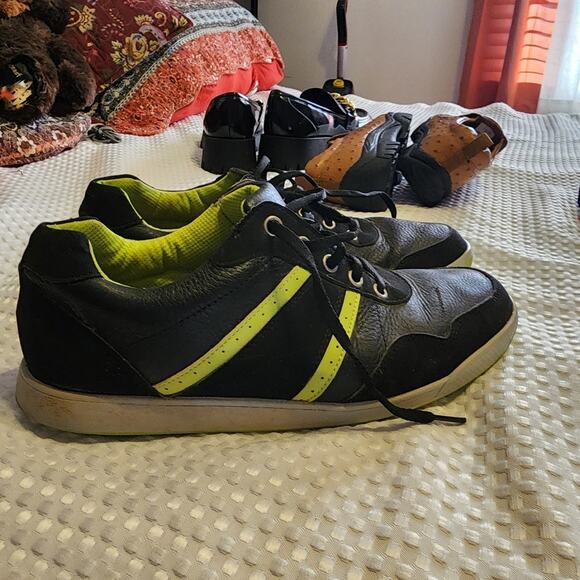 FOOT JOY EUC MENS SIZE 9 CASUAL GOLF ATHLETIC SHOES SNEAKERS - Picture 1 of 12